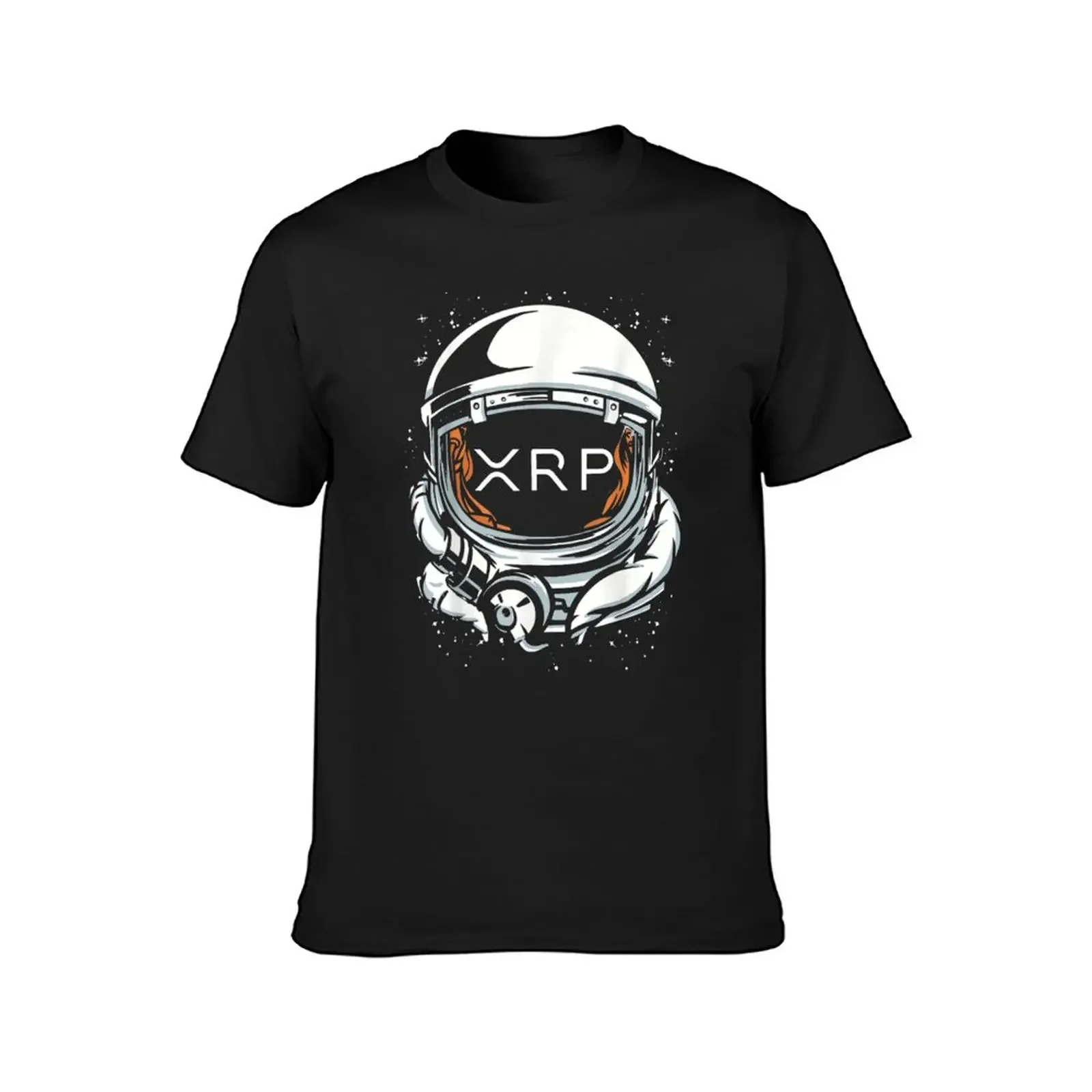 XRP Coin Crypto Currency to the Moon Astronaut T-Shirt anime plus sizes compression shirt men