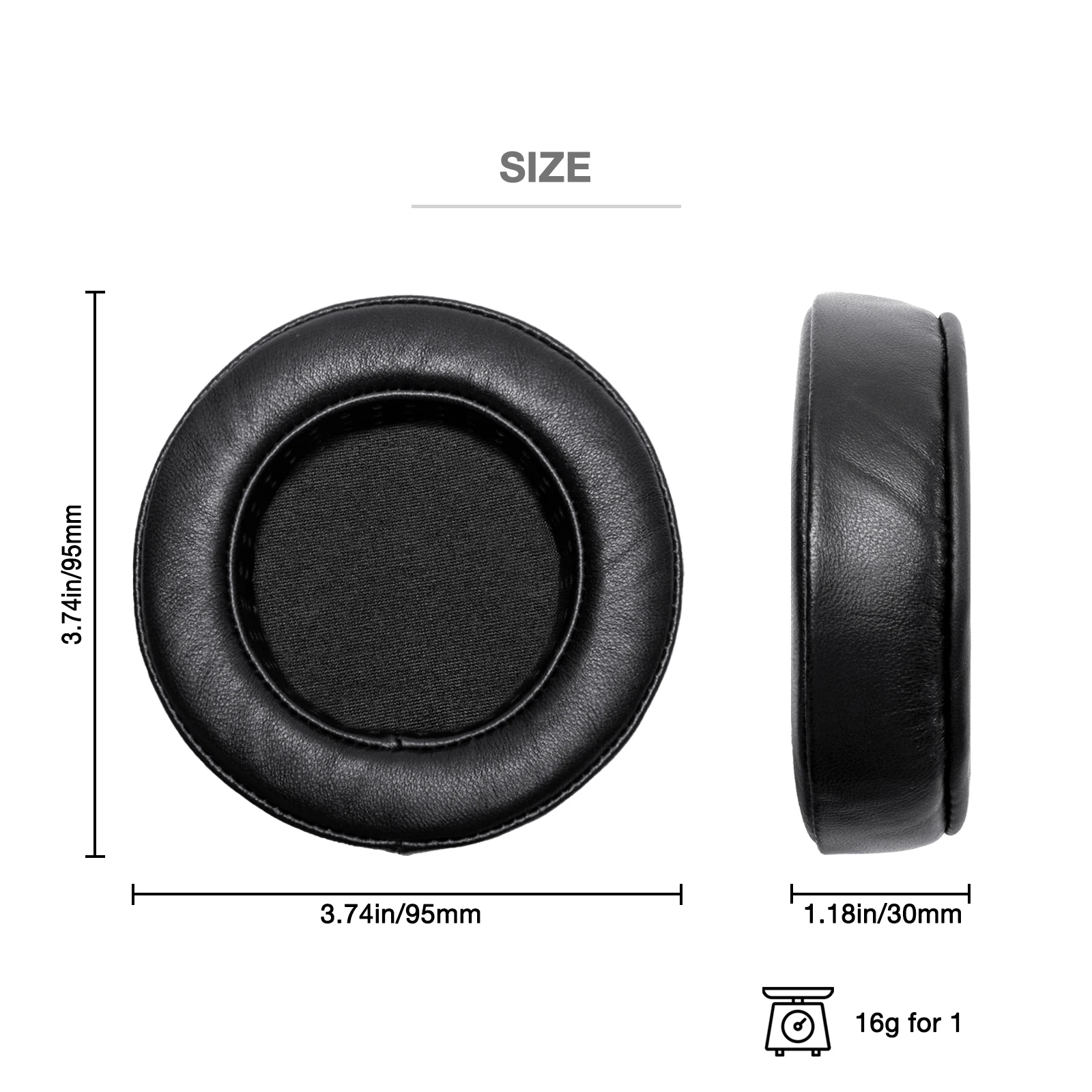 Cuscinetti auricolari di ricambio per cuffie DJ Pioneer HDJ-X7 HDJ-X5 e HDJ-X10-lussuosa pelle di agnello e Memory Foam a rimbalzo lento