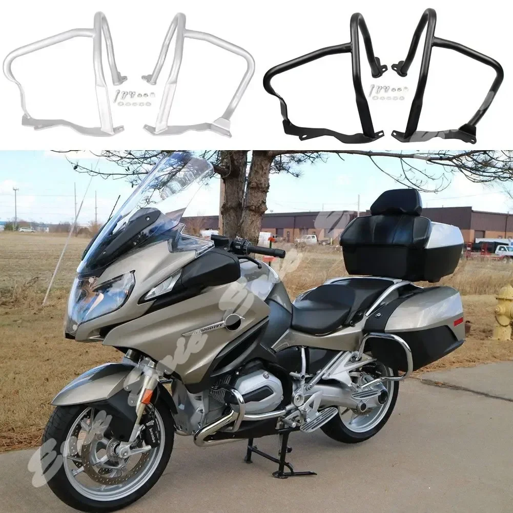 

Motorcycle Front Engine Guard Crash Bar Protection Anti-fall Thickened steel For BMW R1200RT 2014 2015 2016 2017 2018