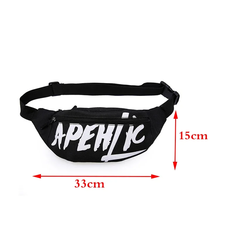 Women Waist Bag Unisex Chest Pack Hip Bags High Capacity Belt Bag Fanny Pack Casual Waist Pack Kidney Female Canvas Wallet