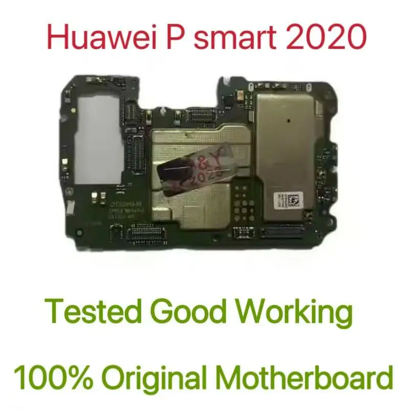 Global Version Original Unlocked Motherboard for Huawei P smart2020 Tested Circuit Plate Main Logic Board for Huawei P smart2020