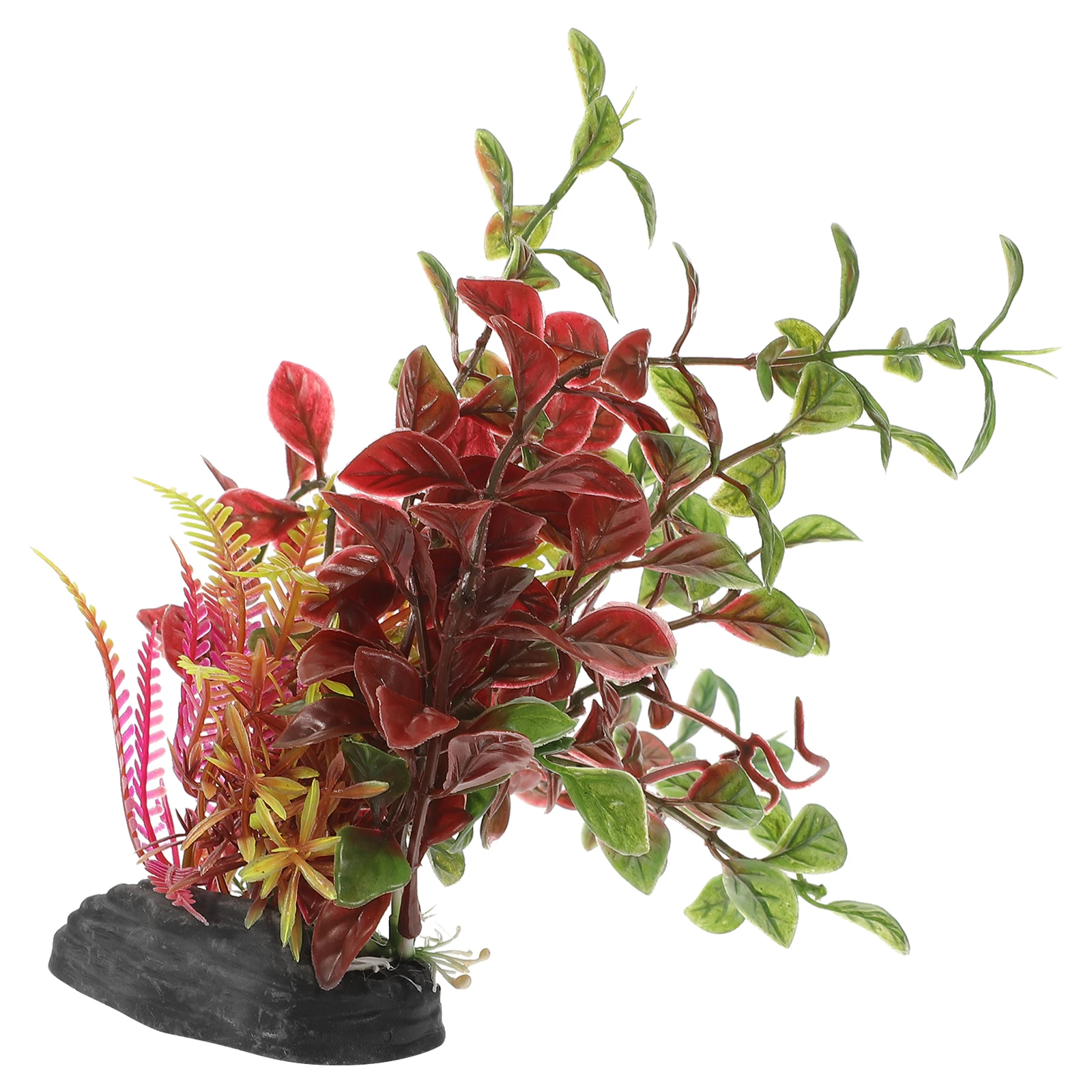 

Fake Aquarium Plants Plastic Fish Tank Decoration Artificial Water Grass for Fish Tank Accessories Reptile Cage Aquatic