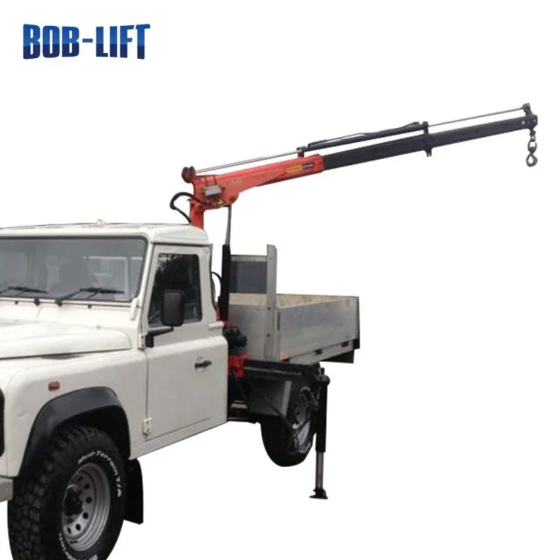 Small Crane for Pickup Truck with Cable Winch