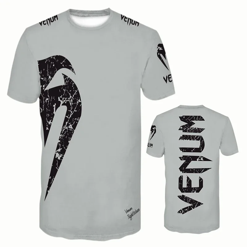 T-shirt do biegania Męski fitness nowy MMA z krótkim rękawem, oddychający, szybkoschnący T-shirt Ochrona przed słońcem, sportowa koszulka treningowa