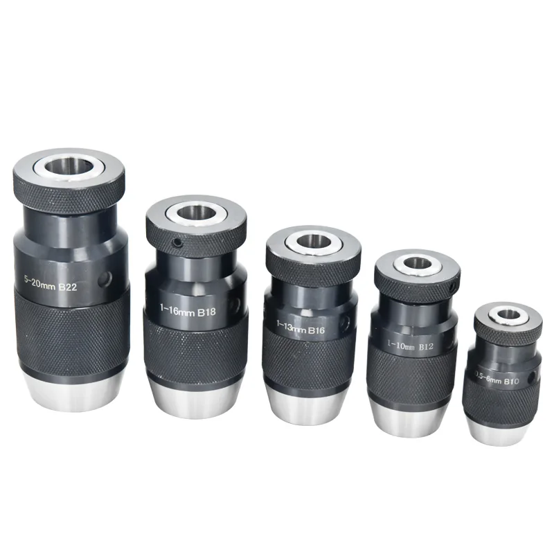 B10 B12 B16 B18 B22 chuck collet Self Tighten Keyless Drill Chuck for drilling machine Taper Drill Chuck For Power