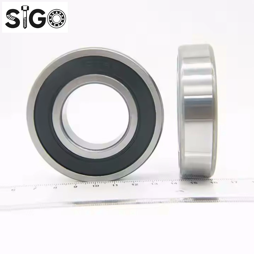 Esfera profunda Sigo 6200 6201 6202 6203 6204 6205 6206 6207 6208 6209 ZZ Z RS 2RS Rolamentos de aço cromado