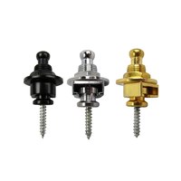 Guitar Strap Buttons Pins 1/2PCS 3 Color For Choose Premium Guitar Strap Locks Metal Security Strap Buttons Metal End Pins