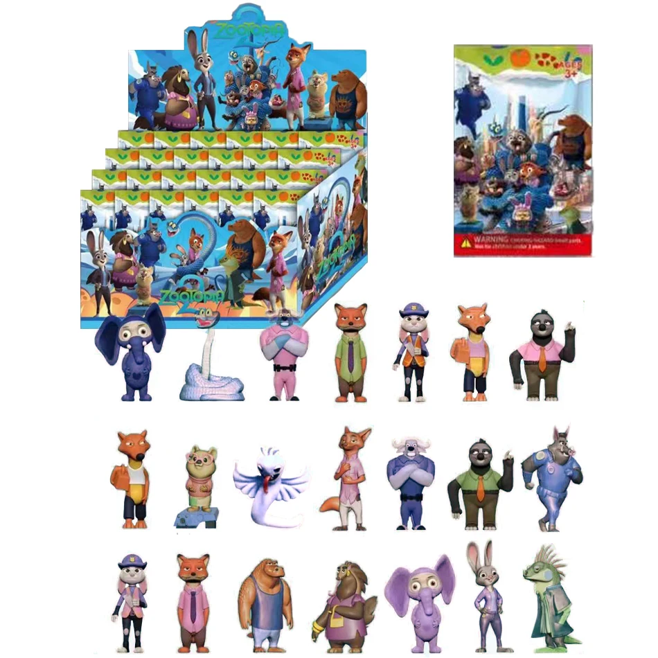 크레이지 애니멀 시티 블라인드 박스 데스크탑 장식 캐릭터 재미있는 PVC 장난감 모델 블라인드 박스 홈 장식 어린이 선물