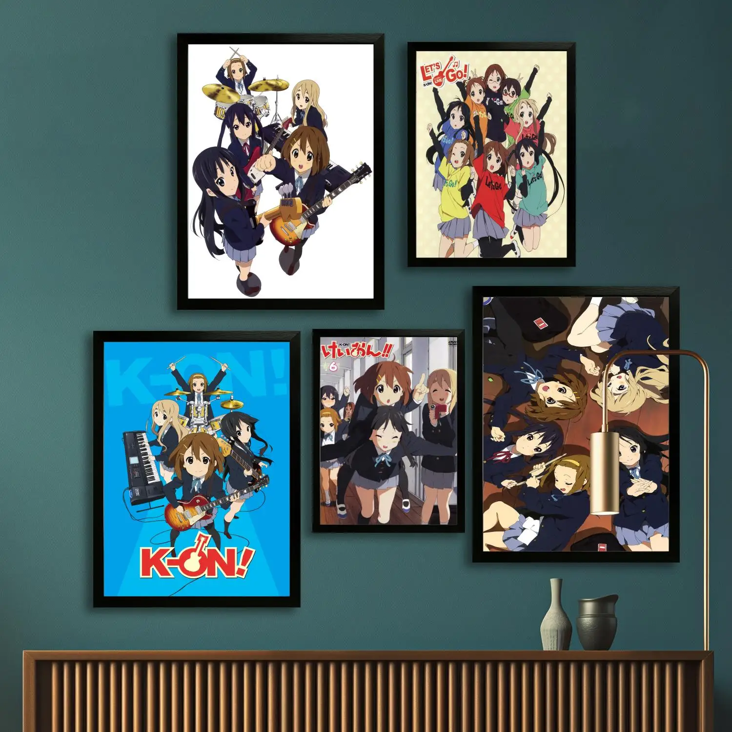 k-on anime Canvas Art Poster and Wall Art, Picture Print, Modern Family Bedroom Decor, Posters,Decorative painting