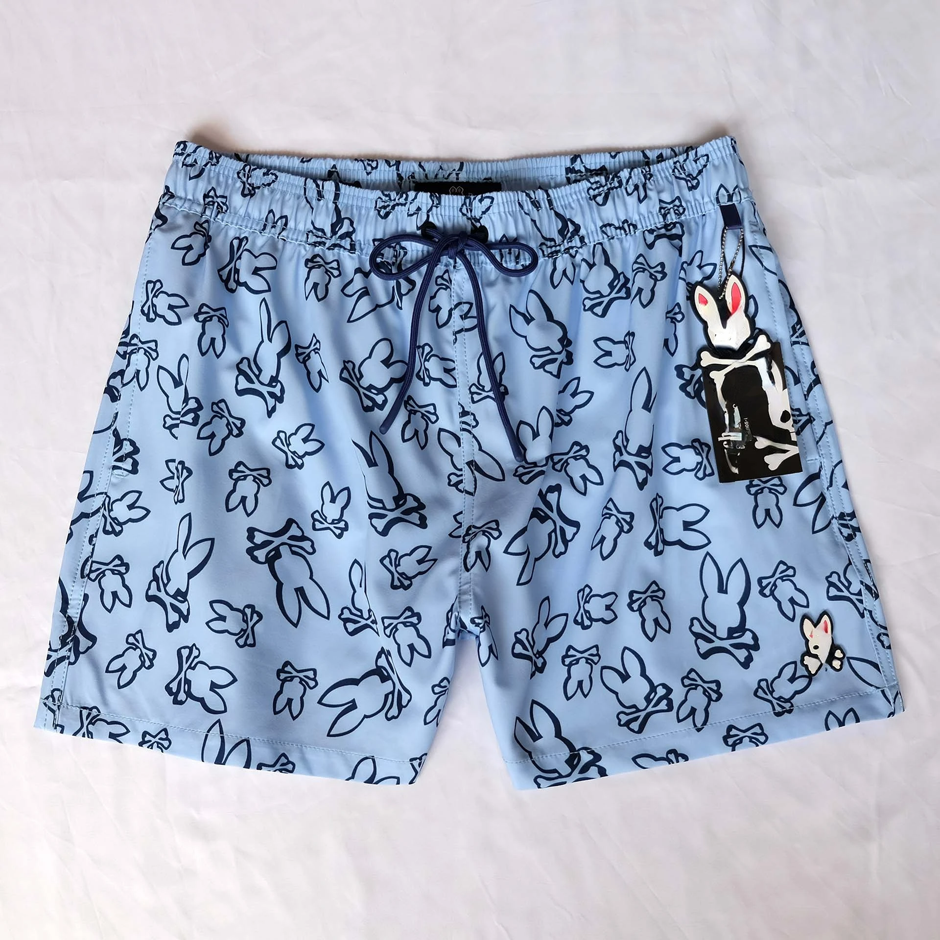 Fashionable And Sexy Brand Bunny Shorts Men Swimwear Waterproof Quick Drying Bermuda Mens Bathing Shorts Sexy Boardshorts