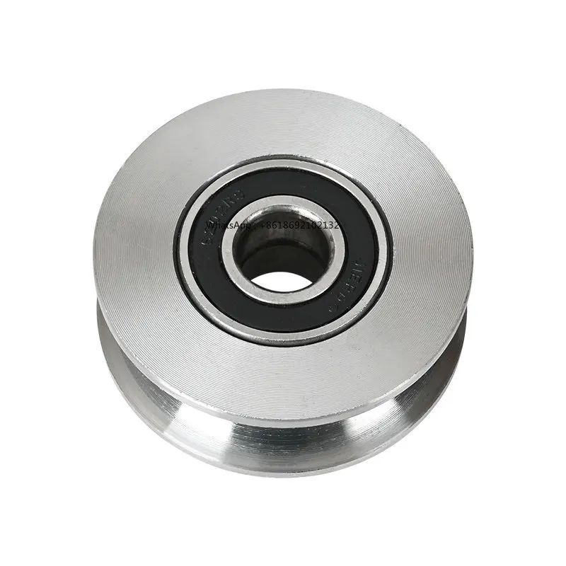 45 #steel U-groove Pulley Built-in Bearing Outdoor Small Crane Pulley Hoist Wire Rope Track Pulley---2 Price