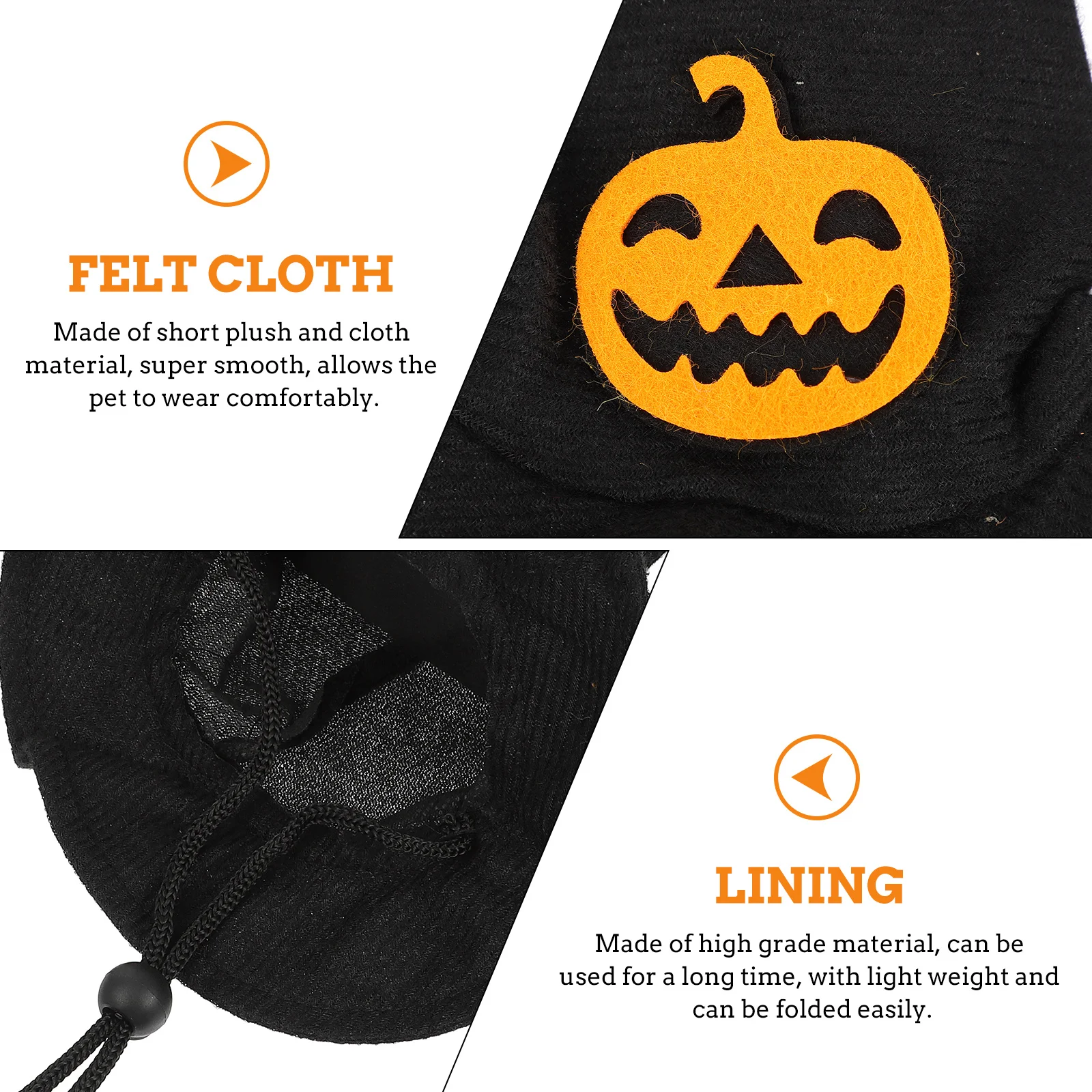 

1pc Halloween Pet Pumpkin Costume For Dogs Cats Festival Party Witch Halloween Party Supply Headdress Decor Supply