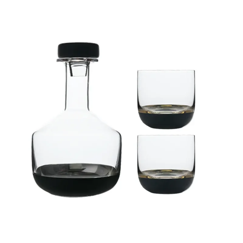 

Lead-free creative wine set for cold kettle, household gift crystal glass cold kettle set, practical ice