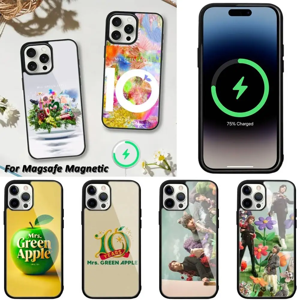 

MGA MAGICAL 10 YEARS Phone Case For iPhone 16,15,14,13,12,11,Plus,Pro,Max,Mini Magsafe Magnetic Wireless Charging