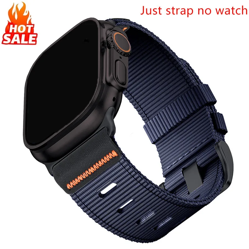 

Sport Nylon Strap Band for Apple Watch Series 11/10 46mm 42mm Ultra 3/2/1 49mm 45mm 44mm 40mm 41mm 38mm For iWatch Series 9 8 7
