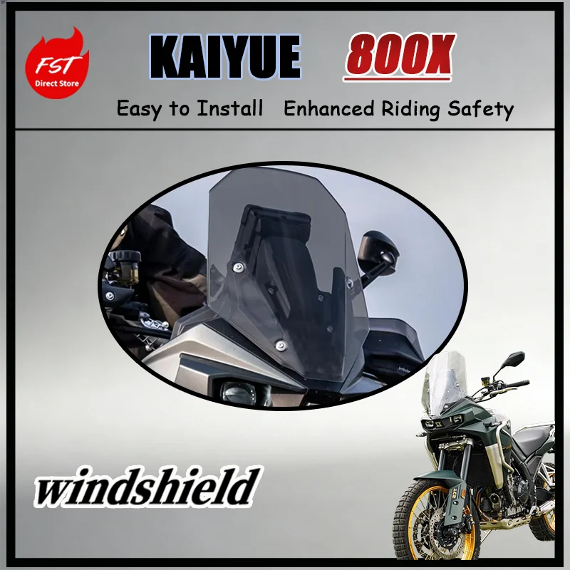 

FOR High Grade Wind Deflector KOVE 800X Modified Chest Protector Windshield Rainproof Windproof Direct Fit Stable Reliable