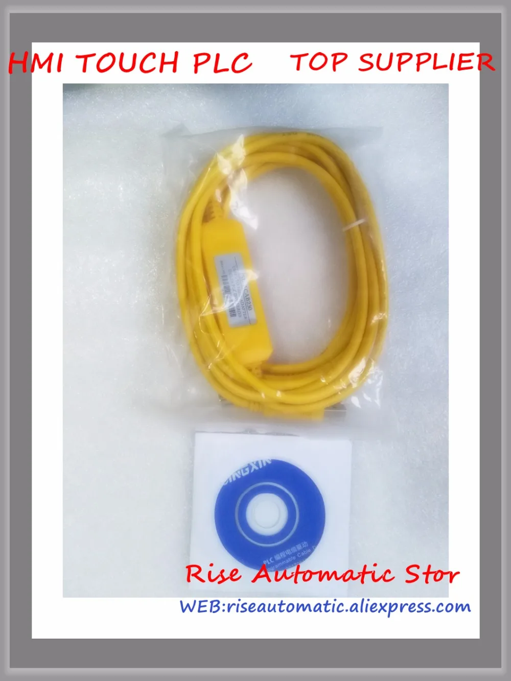Compatible USB-ACAB230 Programmer Cable USBACAB230 (USB-DVP) USB Adapter For DVP Series PLC Win7 Win8 Usable