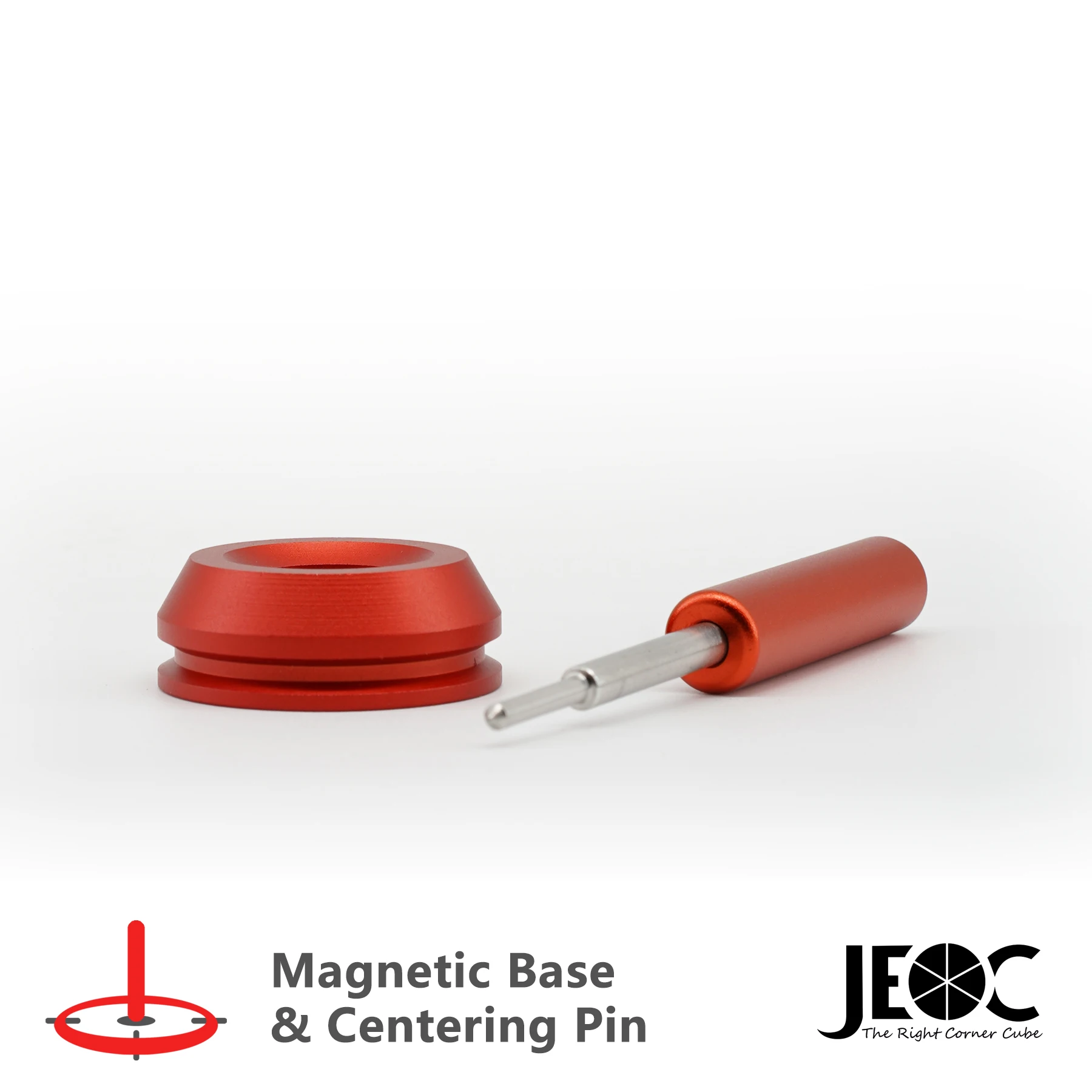 JEOC RBC (575777), Centering Magnetic Base for Leica RT3 Series Reflective Tape Target, Topography Land Surveying Equipment