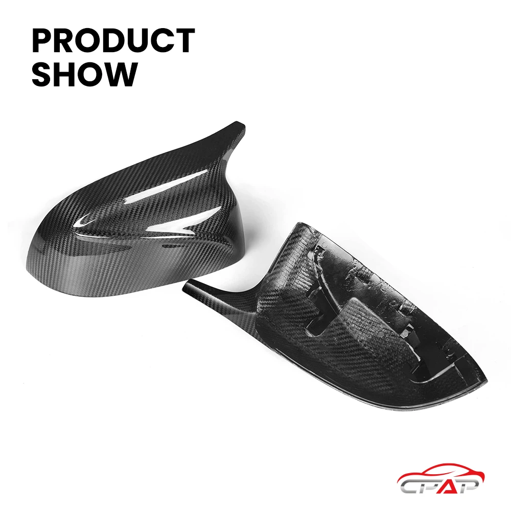 Coperture per specchietti retrovisori esterni in vera fibra di carbonio a secco per BMW X3 G01 X4 G02 X5 G05 X6 G06 X7 G07 iX3 G08 BEV M Style 2019-IN