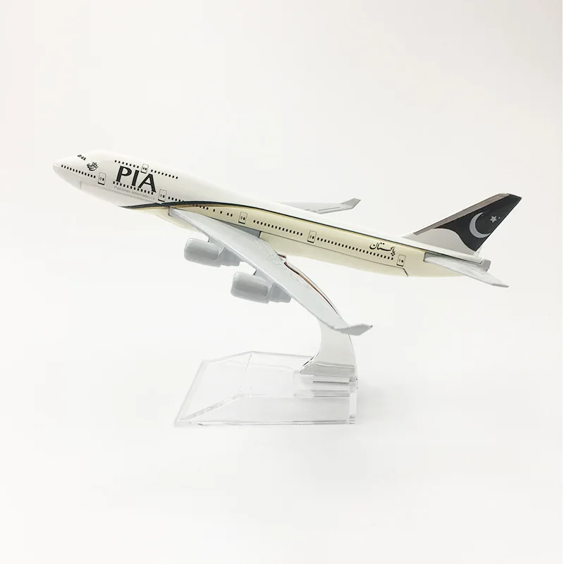 

1/400 масштаб сплава B747 Пакистан Airlines модель самолета 16 см литой под давлением самолет с подставкой Коллекционные игрушечные самолеты для детей