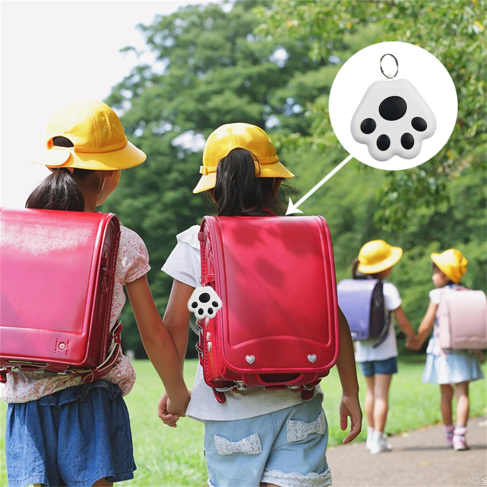 Mini GPS Locator Anti-Lost Device Alarm Wallet Keychain Smart Tag Bluetooth Tracer Keychain Pet Child Luggage Tracker Key Finder