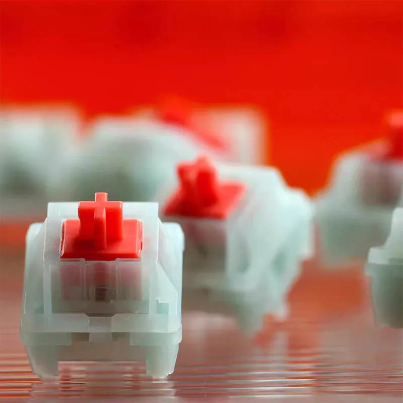 Coral Sea Switch HIFI Linear 5Pin 37g 45g Mechanical Keyboard Factory lubrication Custom Games Switches For AULA F75 AJAZZ AK820