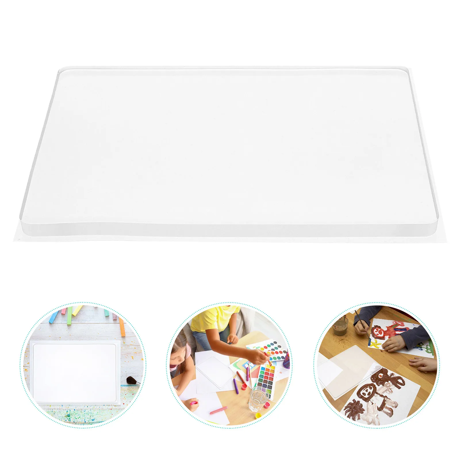 

Gel Plate for Crafts 10mm Thick Clear Reusable Printing Pad A5 A4 A3 Gel Press Art Kit School Supplies Drawing Tool