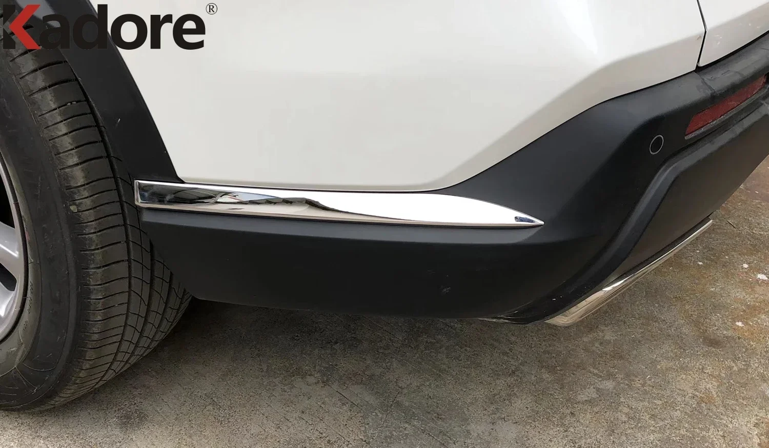 

Front Rear Bumper Corner Cover Trim For Honda CRV CR-V 2023 2024 Stainless Steel Car Protecter Molding Garnish Strip Accessories