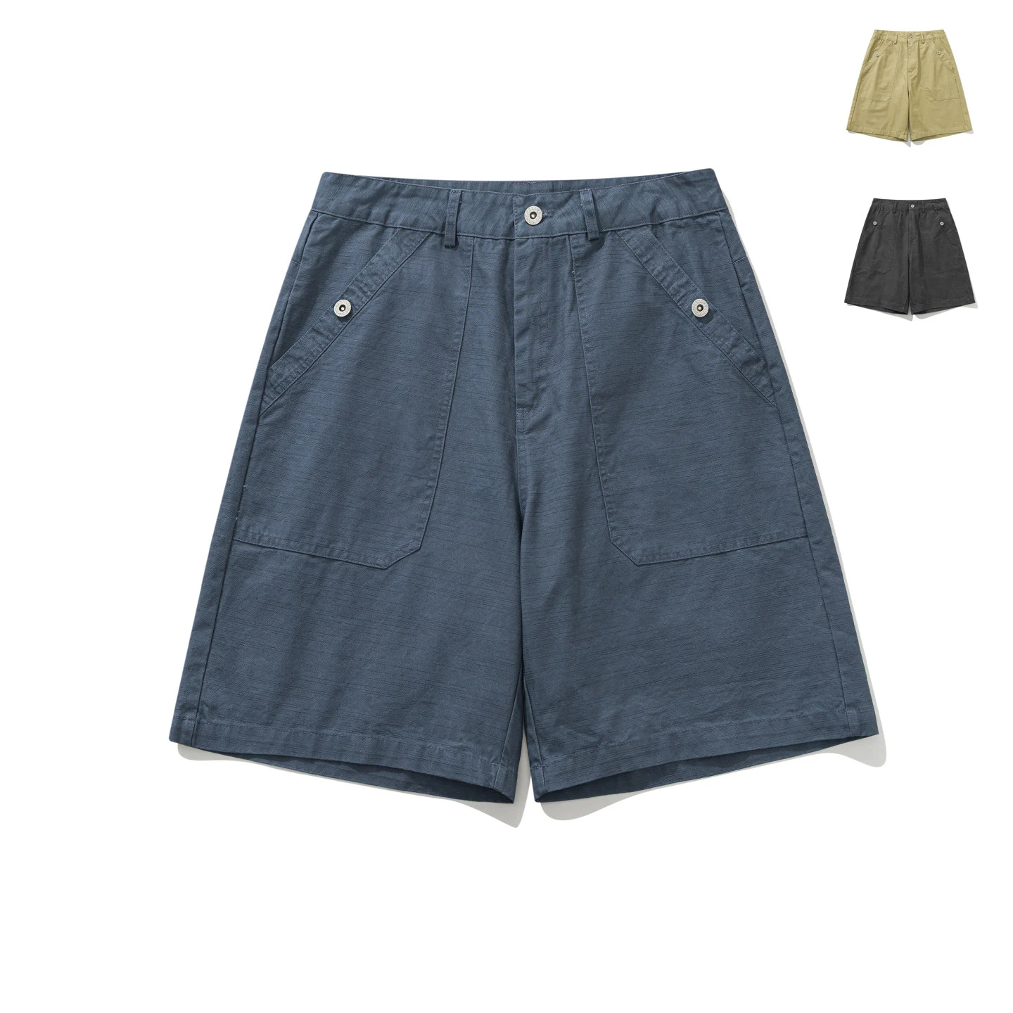 

2026 Summer Washed Shorts Men's and Women's Retro Trendy Loose Five Quarter Pants