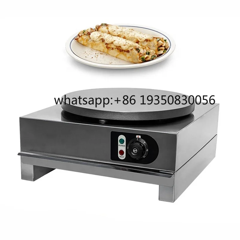 Optimized Performance 110V60HZ 220V50HZ Commercial Pancake Maker Crepe Spring Roll Making Machine