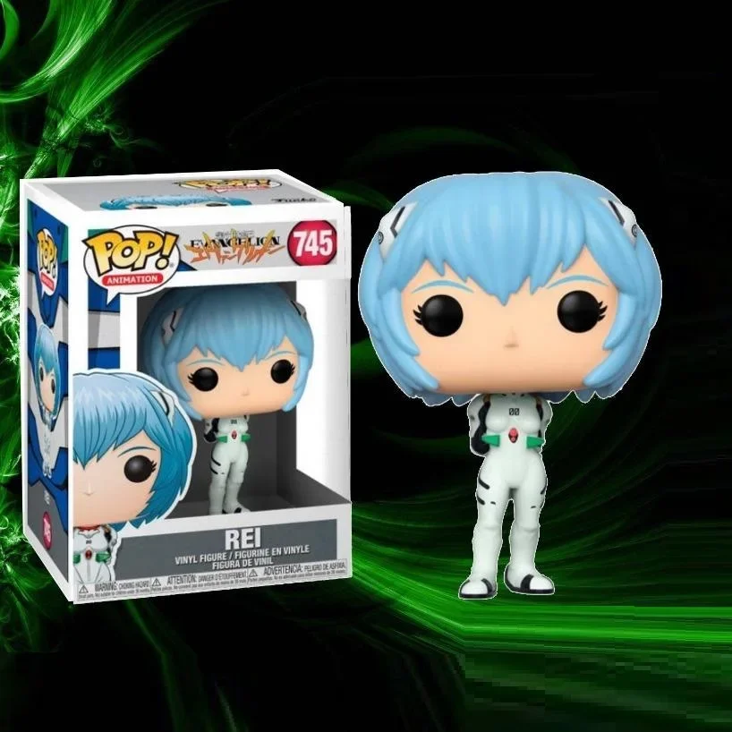 New Funko Pop JP Animetion Evangelion REI 745# SHINJI 744# ASUKA 635# Limited Edition Exclusive Vinyl Figure Model Dolls Toys