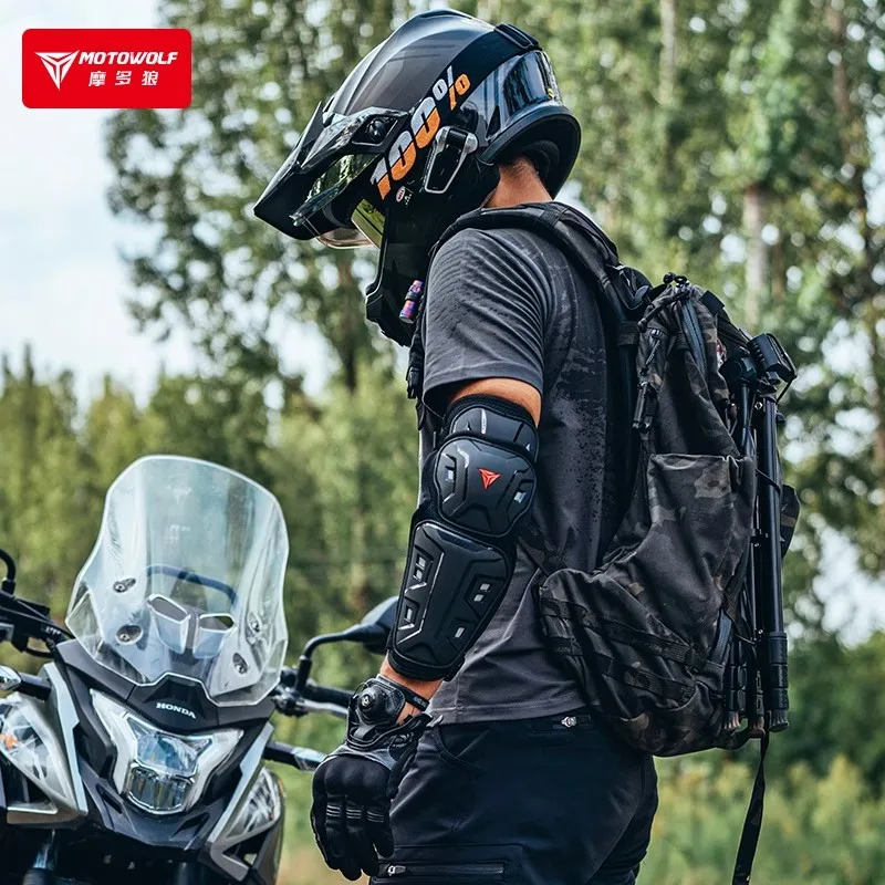 

Motowolf Motorcycle Protective Moto Gear Knee & Elbow Pads Motorbike Accessories Men and Women Knee Protector Armor Protection