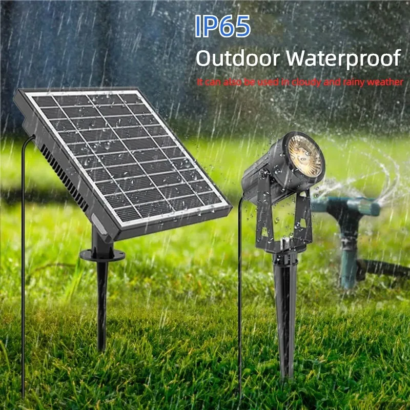 

IP65 Outdoor Waterproof Garden Spotlight LED Solar Light RGB Decoration Courtyard Light LED Solar Garden Lights