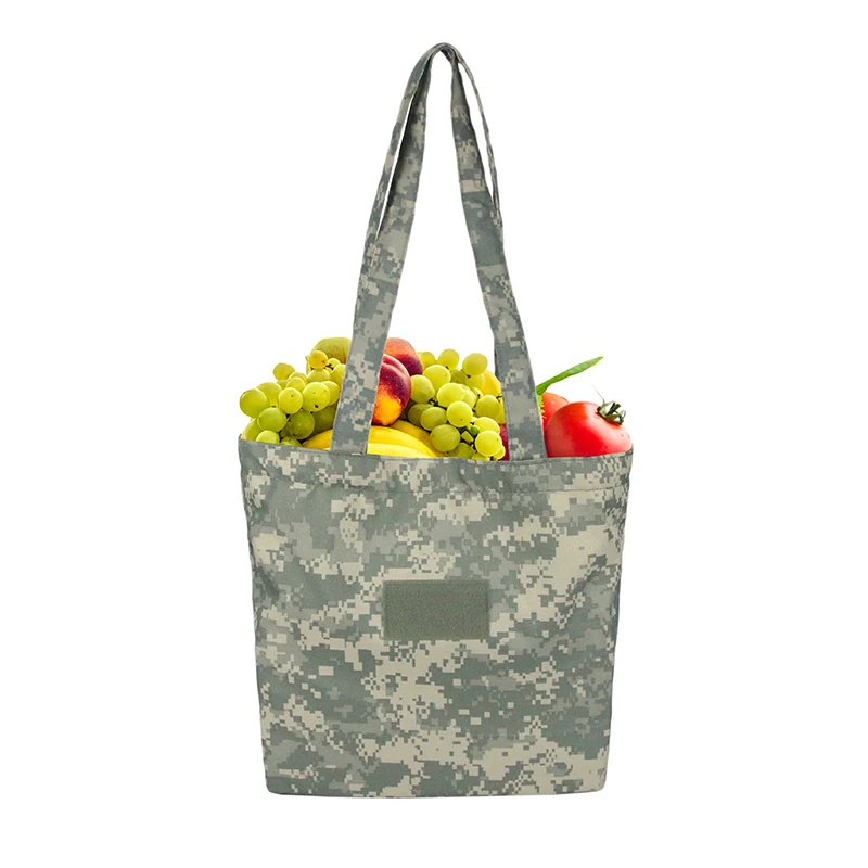 Cool Jungle camouflage Pattern Extra Large Beach Travel Reusable Grocery Shopping Tote Bag Portable Storage HandBag