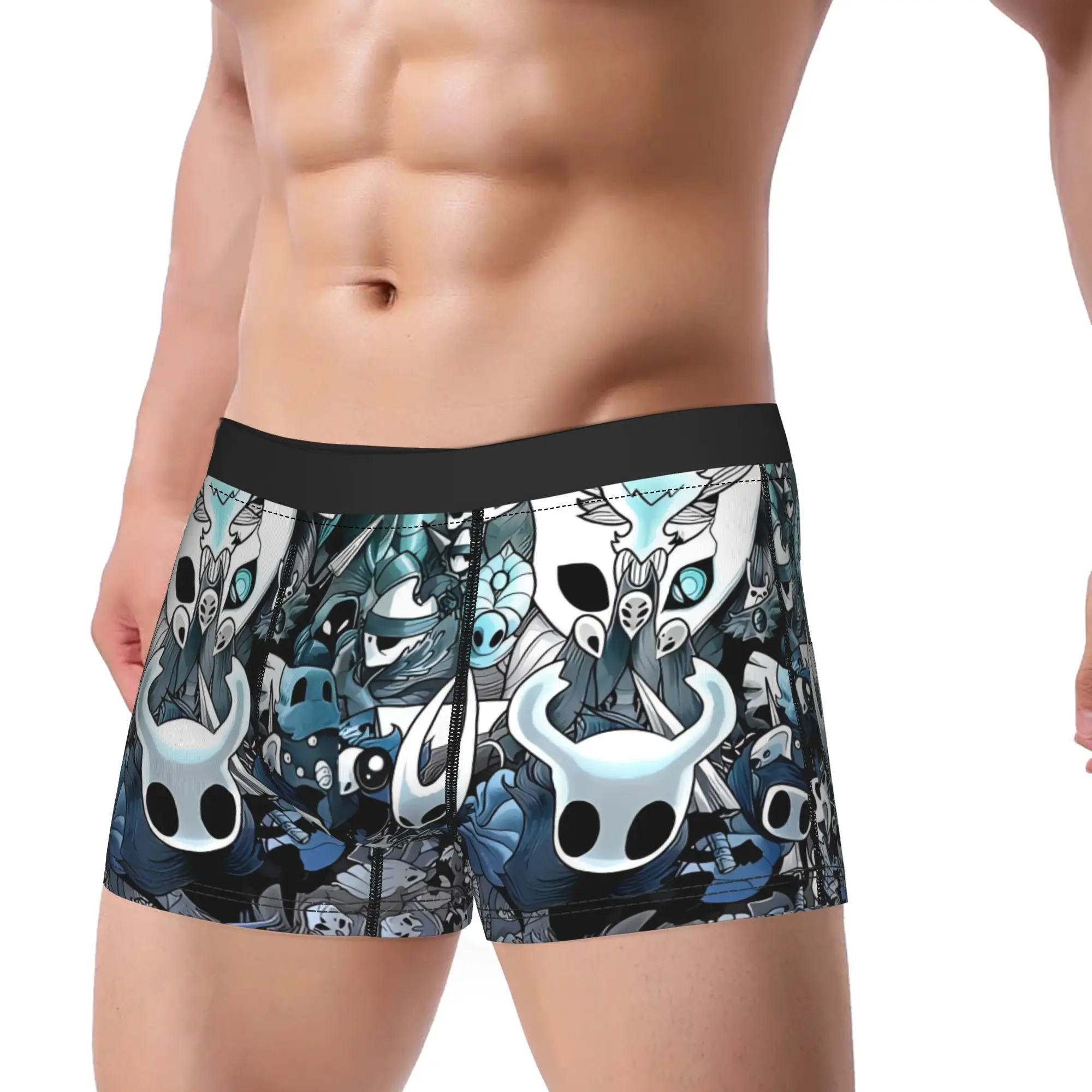 Hollow Knight Cartoon Game Character  Shorts Briefs  Underwear Quality Men's Classic Boxershorts Design Large Size Underpants