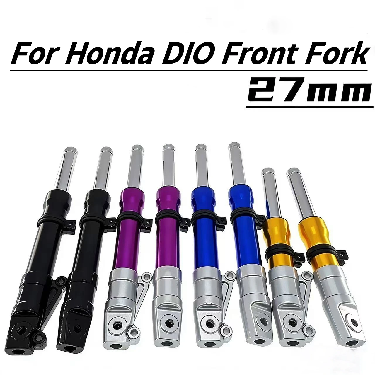 27mm 310mm 370mm E-Scooter Front Fork Front Shock Absorber For Honda Dio50 AF18-28 Z4 ZX34 35 38 56 63