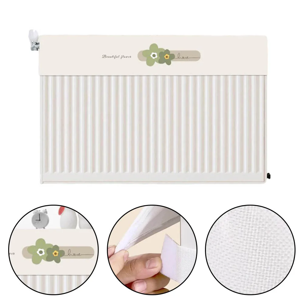 100cm Decorative Cover Breathable Fabric Easy Installation Non-staining Prolongs Lifespan For Heating Radiator