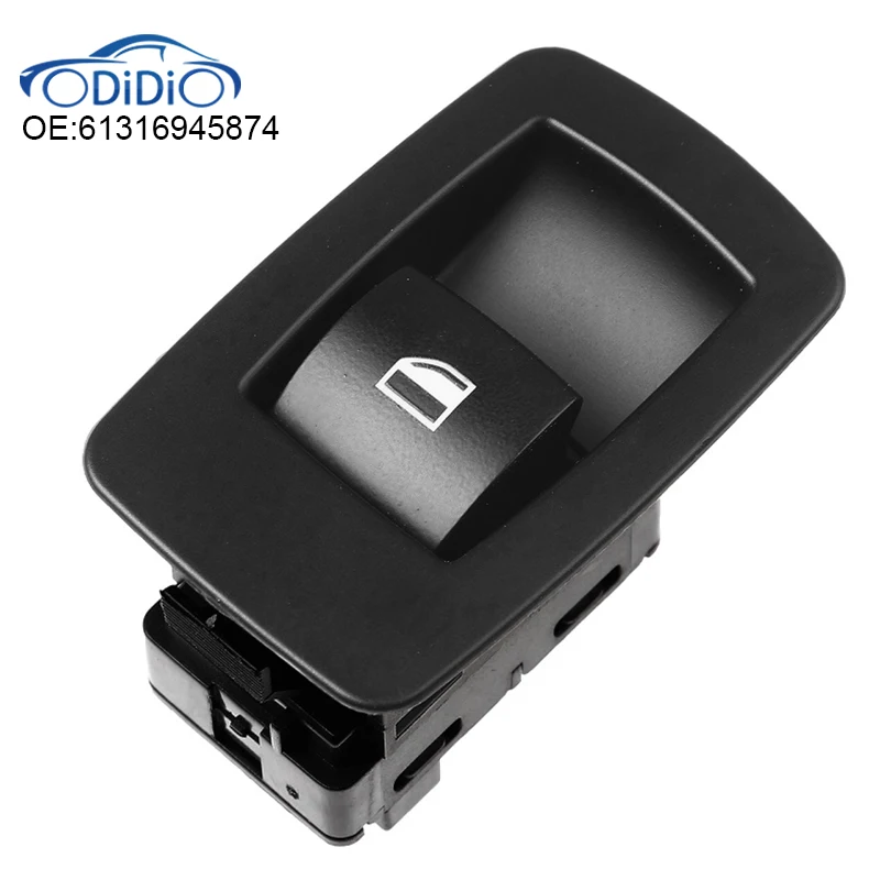 ODIDIO 61316945874 Car Passenger Side Power Window Lifter Single Switch For BMW E90 E91 X5 X6 Z4 E53 E71 E72 E83 330i