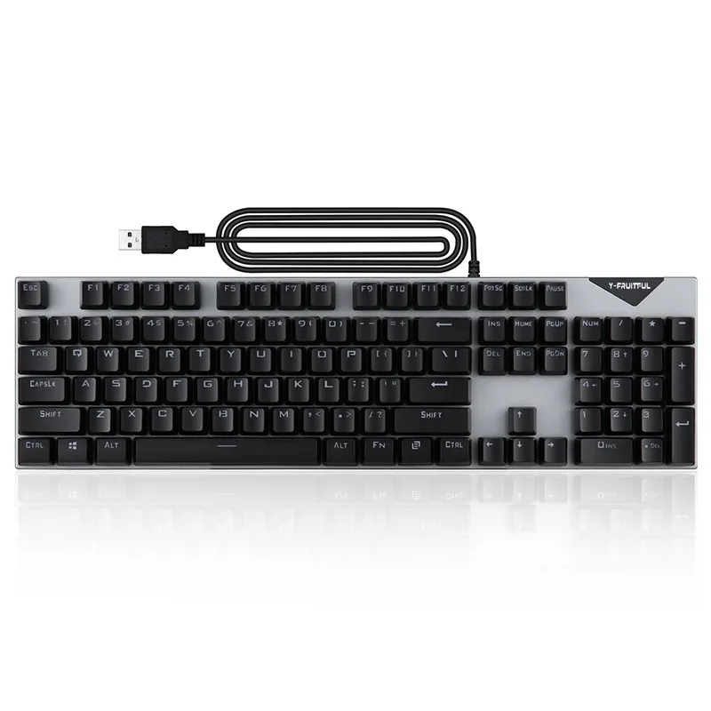 Wired real mechanical keyboard computer game e-sports luminous RGB blue axis red axis mechanical keyboard