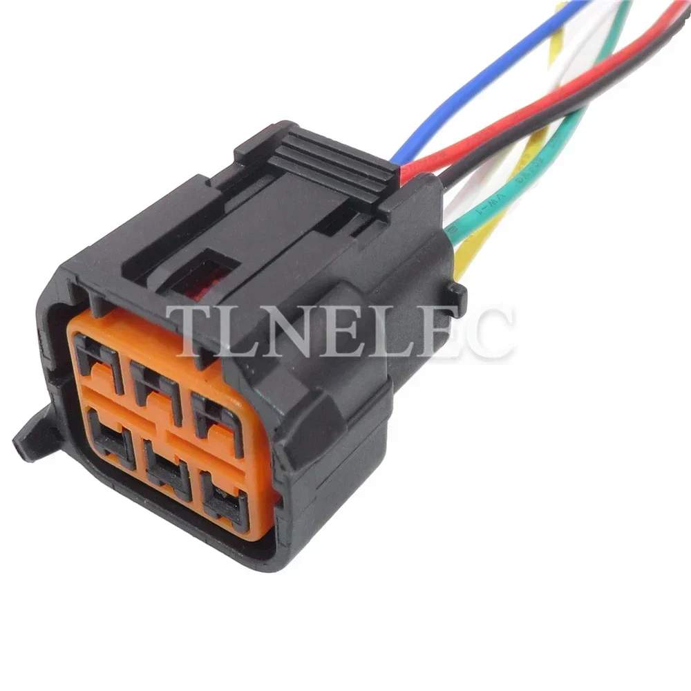 6 Pin Way Car Headlight Wiring Cable Socket With Wires Auto Lamp Connectors For Hyundai Kia HP066-06021