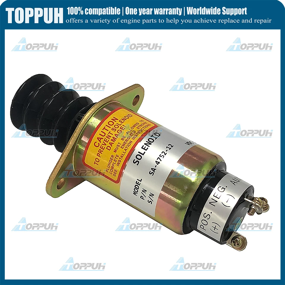 

12V SA-4752-12 Fuel Shutoff Solenoid 2003-12S7U1B2A for Woodward 2003 3 Terminals