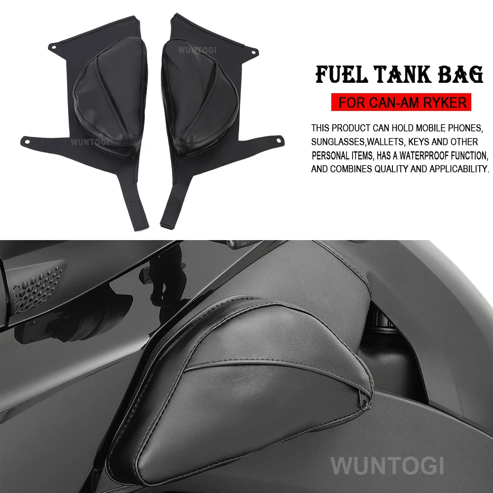 

For Can Am Ryker Waterproof Bag Tool Bag Top Mount Tank Storage Pouch Motorcycle Fuel Tank Storage Bag for can am ryker 19-22