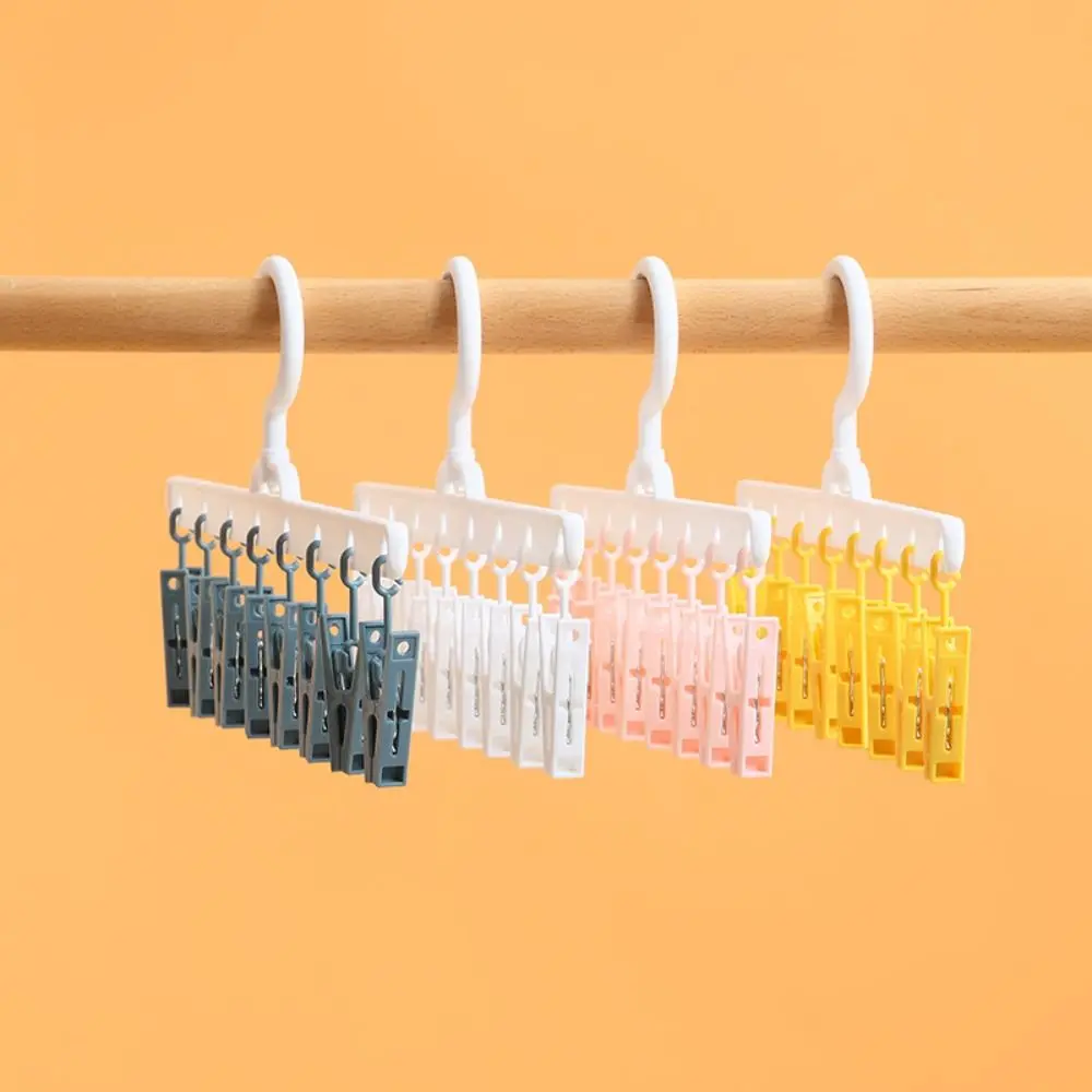 New Multifunctional Clothes Drying Clip Windproof Strong Pants Clip Clothes Rack Socks Clip Household Hat Clip