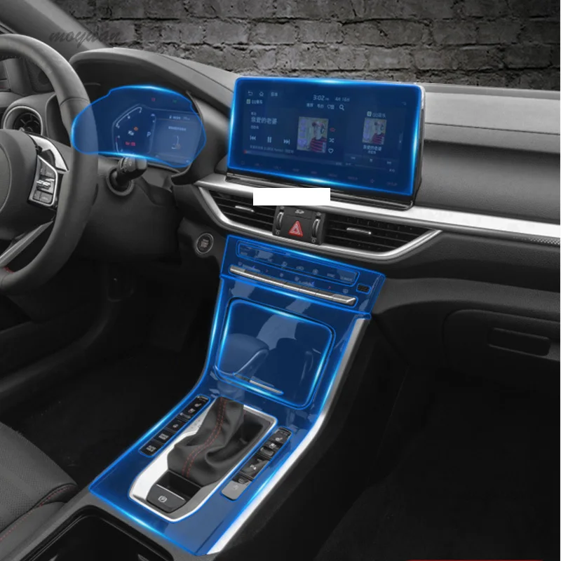 

Прозрачная пленка из ТПУ для Kia K3, автомобильная Защитная внутренняя наклейка, центральная консоль, экран навигации, дверь, окна, подъемная панель
