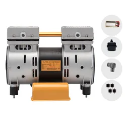 220V Oil-Free Silent Air Pump Air Compressor Head Copper Wire Air Pump Head Motor With Silencer