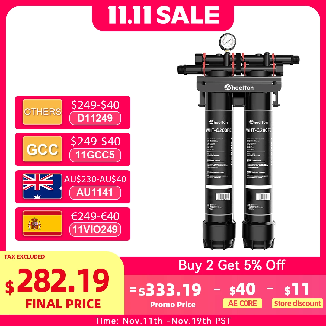 

Система очистки воды Wheelton для кухни, дома, коммерческого прямого питья для общественного питания, кафе