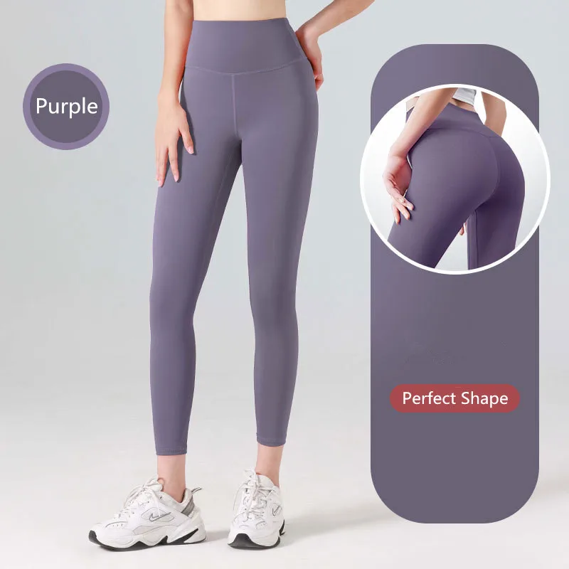 28 Colors Fitness Women Sport Seamless Leggings High Waist Elastic Solid Yoga Leggings Gym Trainning Joggings Pants Female