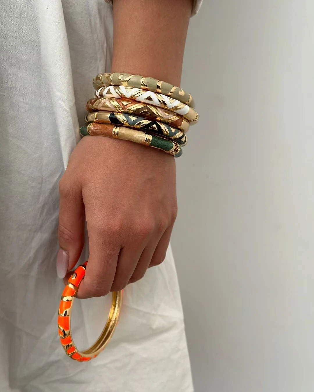 

Модный винтажный эмалированный браслет, красочная капельная глазурь, красочные браслеты с перегородчатой глазурью для женщин