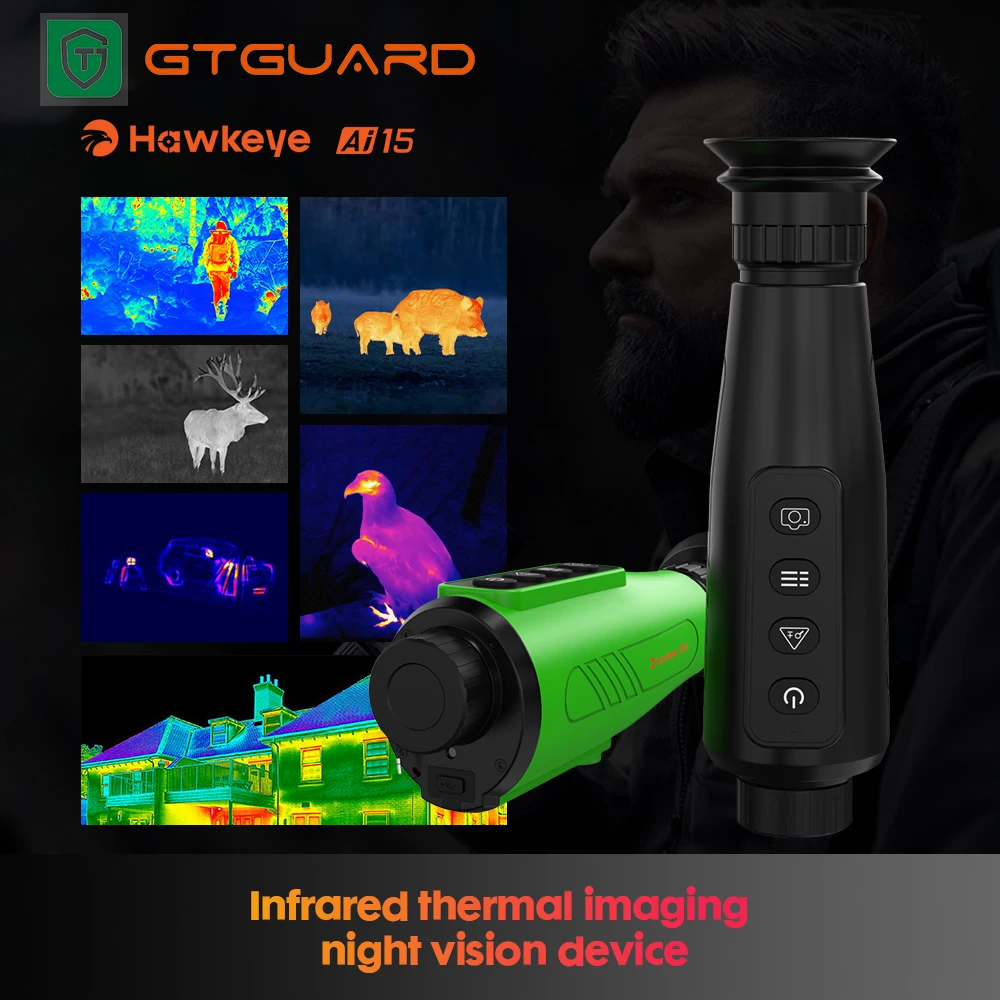 

GTMEDIA AI15 Monocular Thermal Imager for Hunting Thermal Vision Professional Outdoor Hunting Long Range Observation