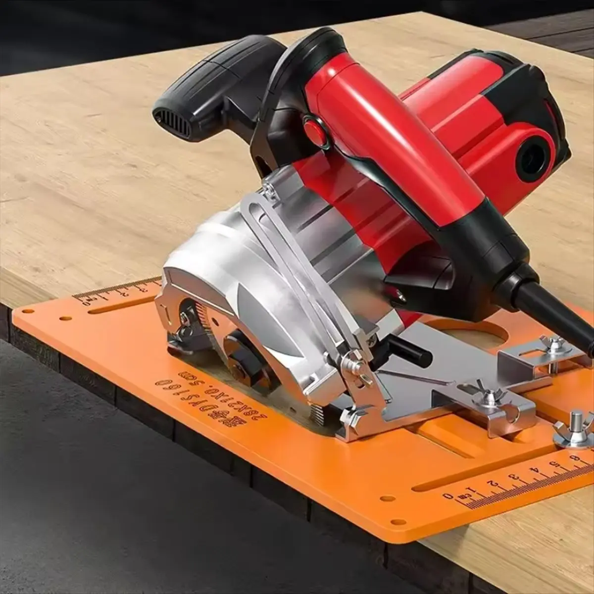 Bakelite Guide Plate Saw Base Woodworking Bench Accessory for Adjustable Saw Guide Rail Bottom Plate-BCBW